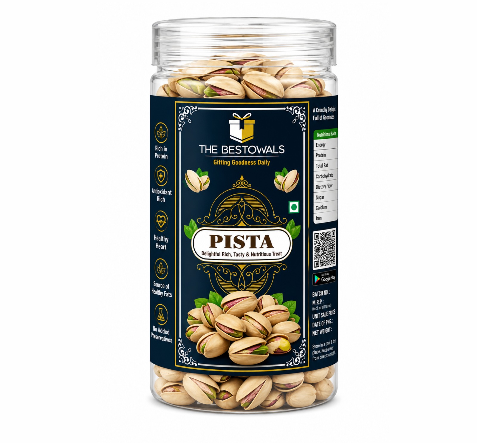 Pistachio (Pista) Jar 150Gm