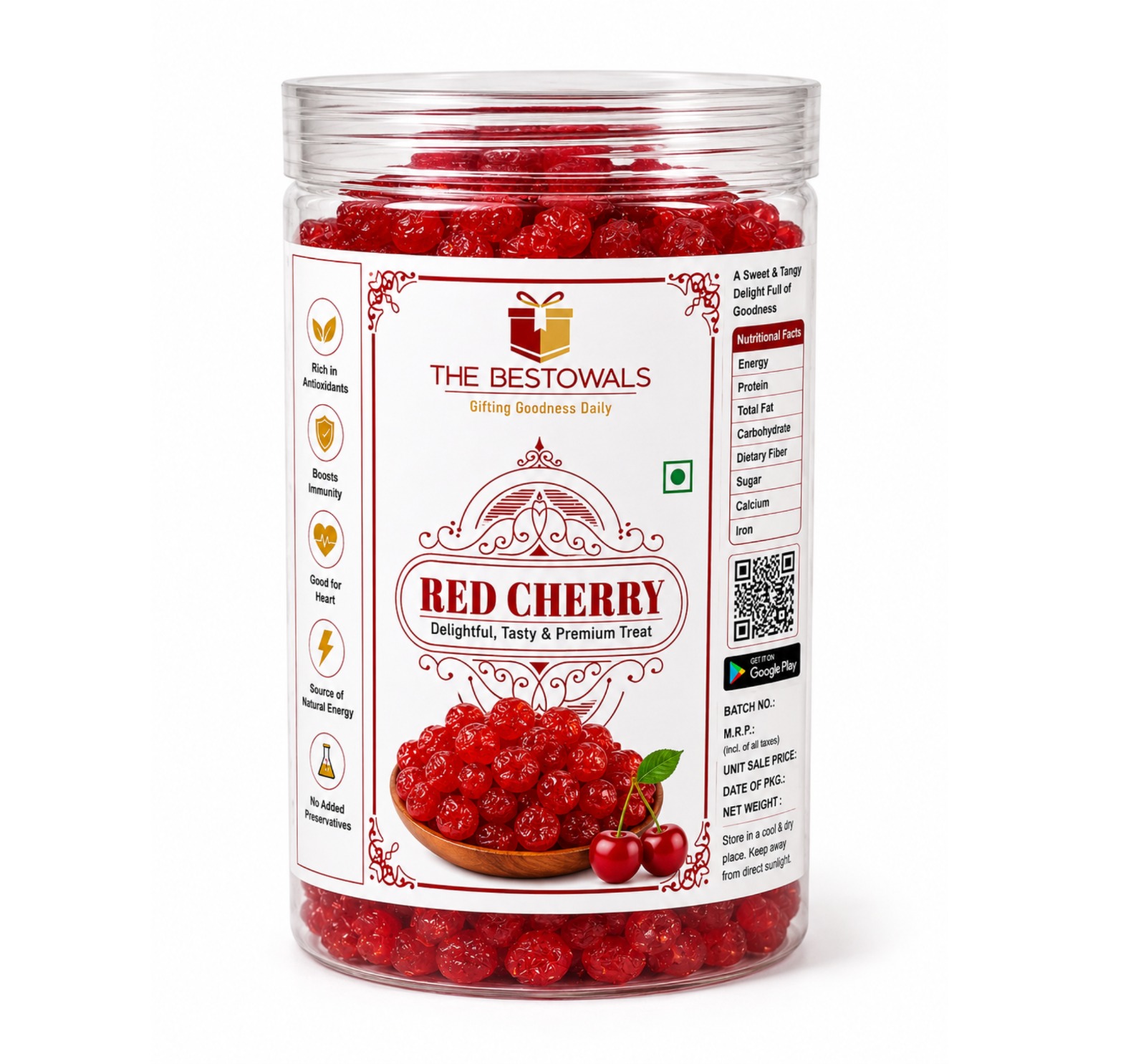 Red Cherry Jar 200Gm