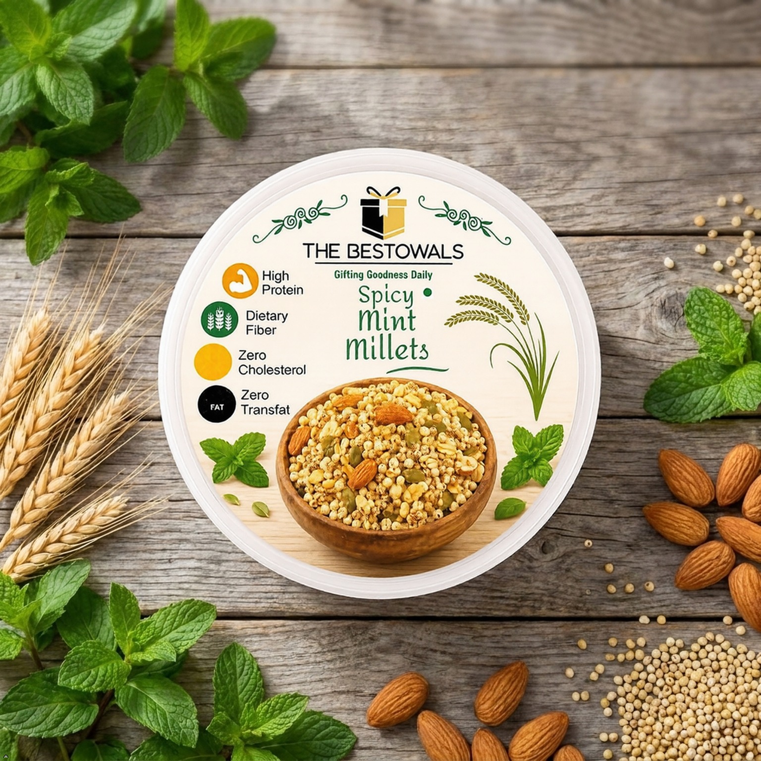 Spicy Mint Millets 100gm